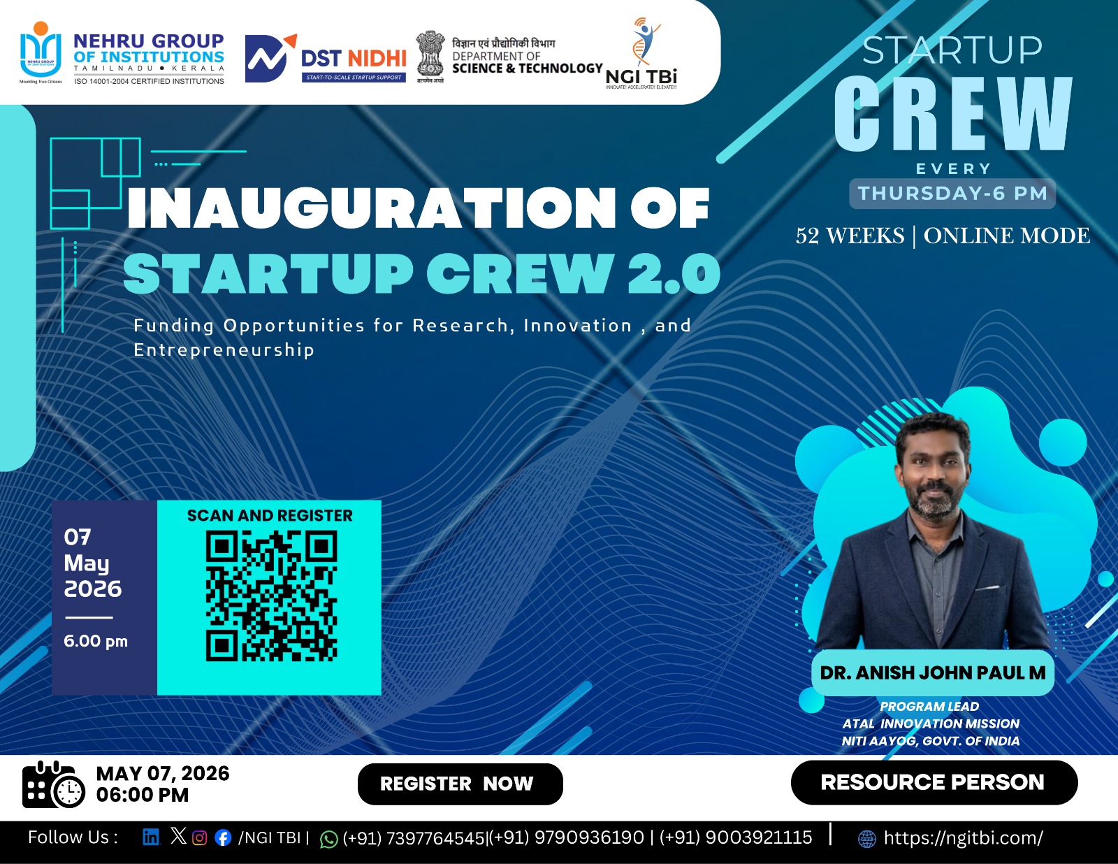 Startup Crew 2.0 Launch